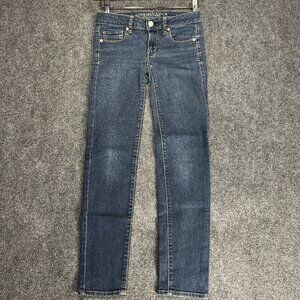 American Eagle Outfitters Jeans Womens 0 Skinny Super Stretch  Medium Wash